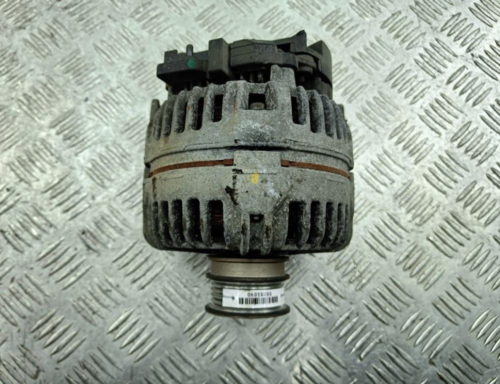 генератор Opel Zafira B 2005, 1.8 л., бензин, МКПП, чёрный, минивэн, 0124425020, 55556067