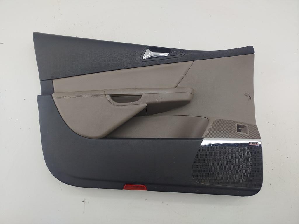 обшивка двери передняя левая Volkswagen Passat B6 2006, 2.0 л., дизель, МКПП, серый, универсал, 3C1867011DF