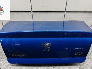 крышка багажника Peugeot 407 1 поколение 2004, синий, седан