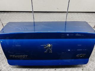 крышка багажника Peugeot 407 1 поколение 2004, синий, седан
