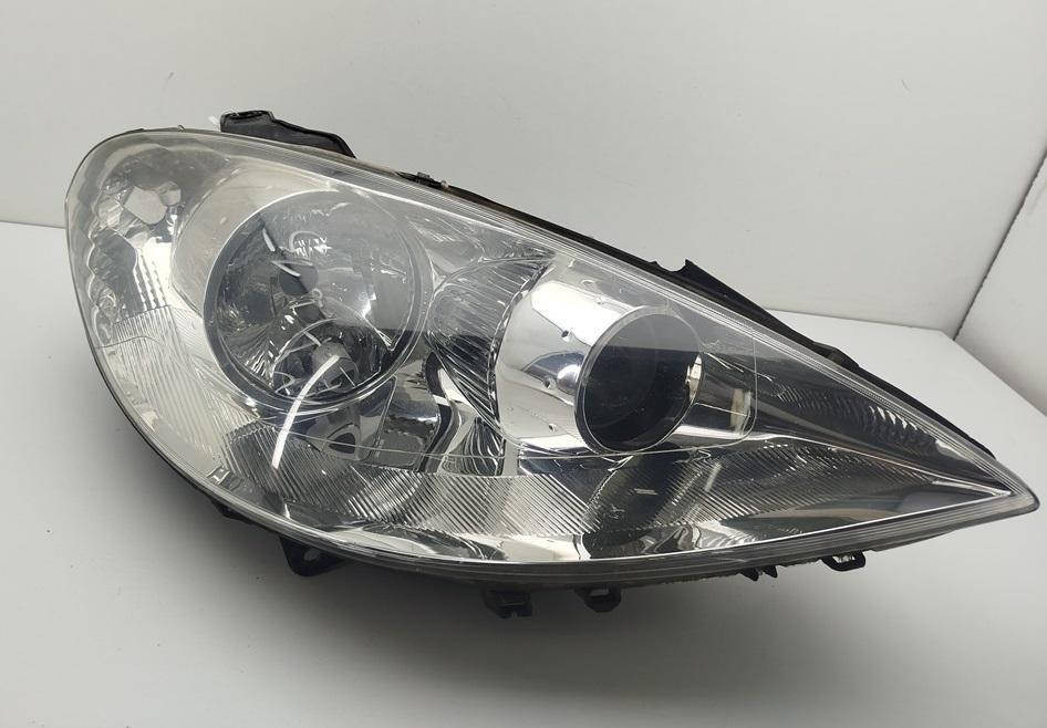 фара правая Peugeot 807 2004, 2.2 л., бензин, МКПП, серый, минивэн, 1494307080