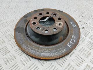 диск тормозной задний Audi A6 4F/C6 2005, 2.4 л., бензин, АКПП, серый, универсал