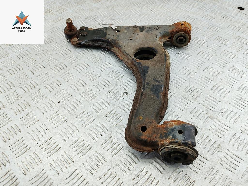 рычаг передний левый Opel Zafira 2 поколение (B) 2005, 1.8 л., бензин, МКПП, чёрный, минивэн - фото №1