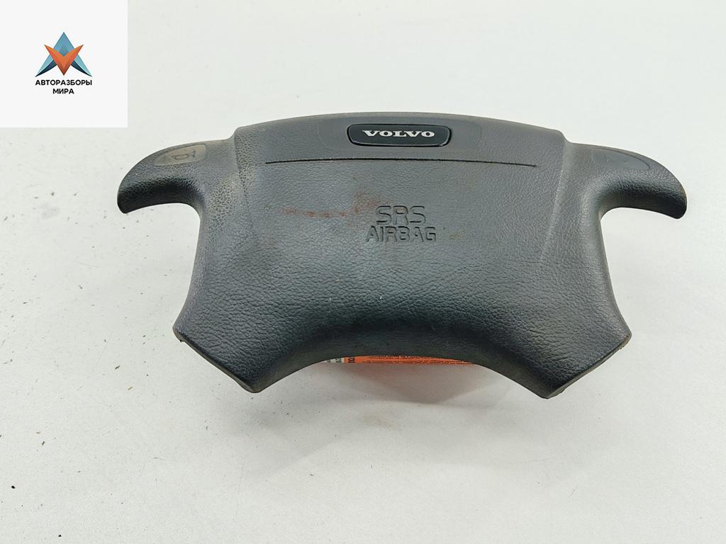 подушка безопасности водителя Volvo V70 1 поколение 1998, 2.5 л., дизель, МКПП, синий, универсал, 9206137 - фото №1