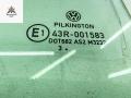 стекло двери задней левой Volkswagen Touran 1 поколение 2004, 2.0 л., дизель, МКПП, синий, минивэн, AS2.43R-001583 - фото №2