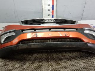 бампер передний Kia Sportage 3 поколение 2011, 2.0 л., дизель, МКПП, внедорожник 5 дв.