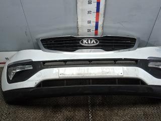 бампер передний Kia Sportage 3 поколение [рестайлинг] 2014, 1.7 л., дизель, МКПП, внедорожник 5 дв.