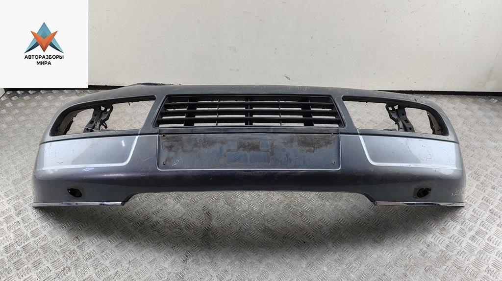 бампер передний Audi A6 4B/C5 2000, бензин, серый, универсал, 4B0807103 - фото №1