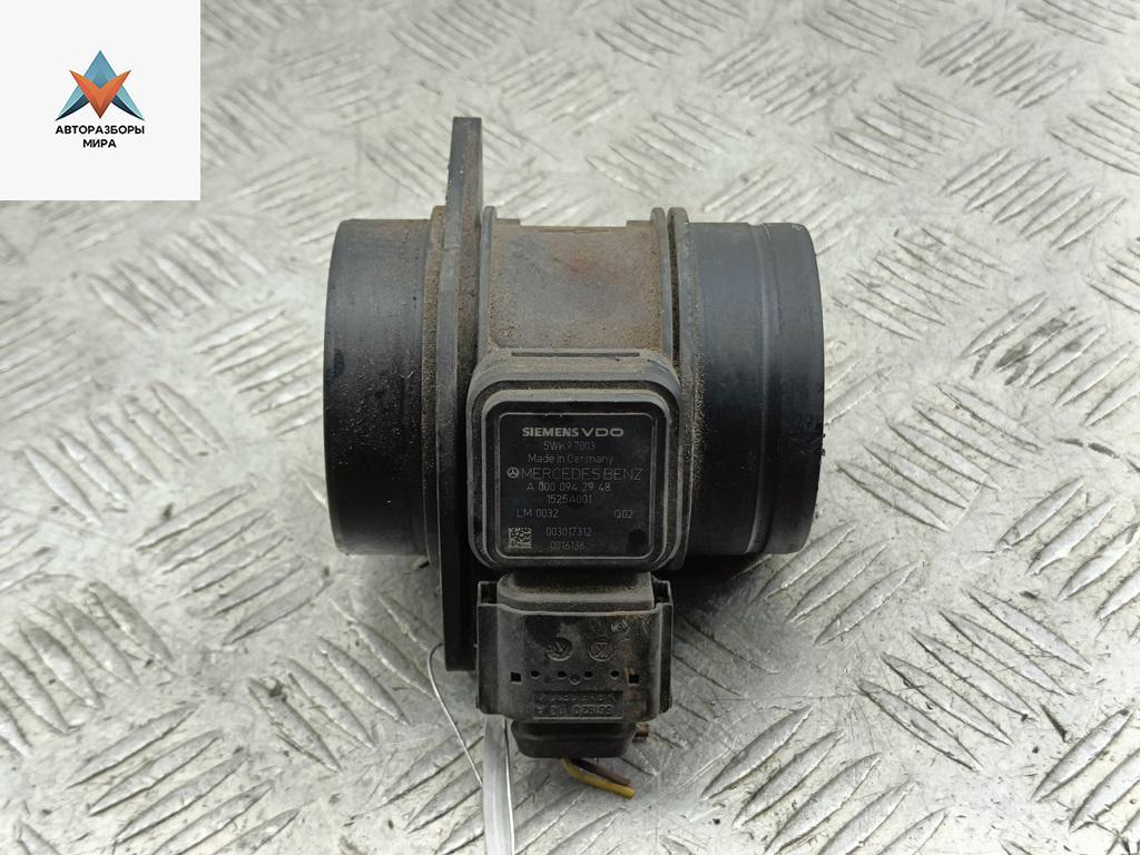 Расходомер (измеритель потока воздуха) Mitsubishi Colt 6 поколение (Z20/Z30) 2007, 1.5 л., дизель, робот, синий, хетчбэк 5 дв., 5WK97003, 0000942948 - фото №1
