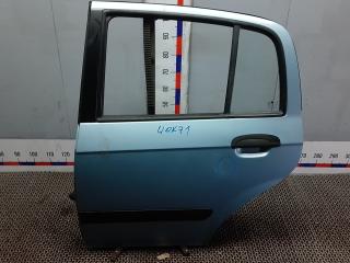 дверь задняя левая Hyundai Getz 1 поколение [рестайлинг] 2007, 1.1 л., бензин, МКПП, хетчбэк 5 дв.