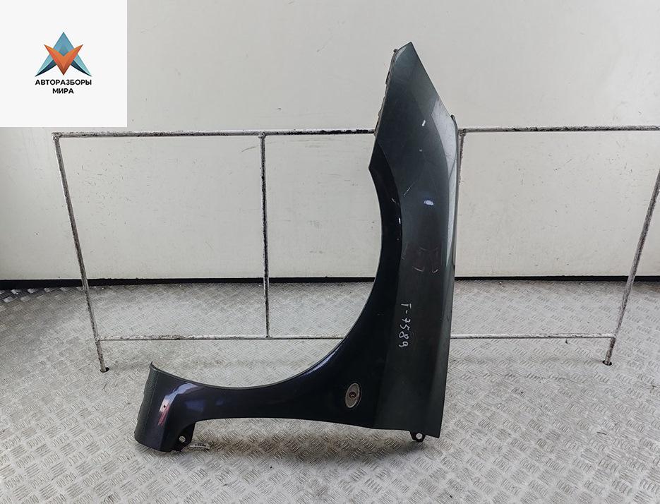крыло переднее левое Peugeot 307 1 поколение 2004, 2.0 л., бензин, МКПП, серый, кабриолет, 9643107280 - фото №1