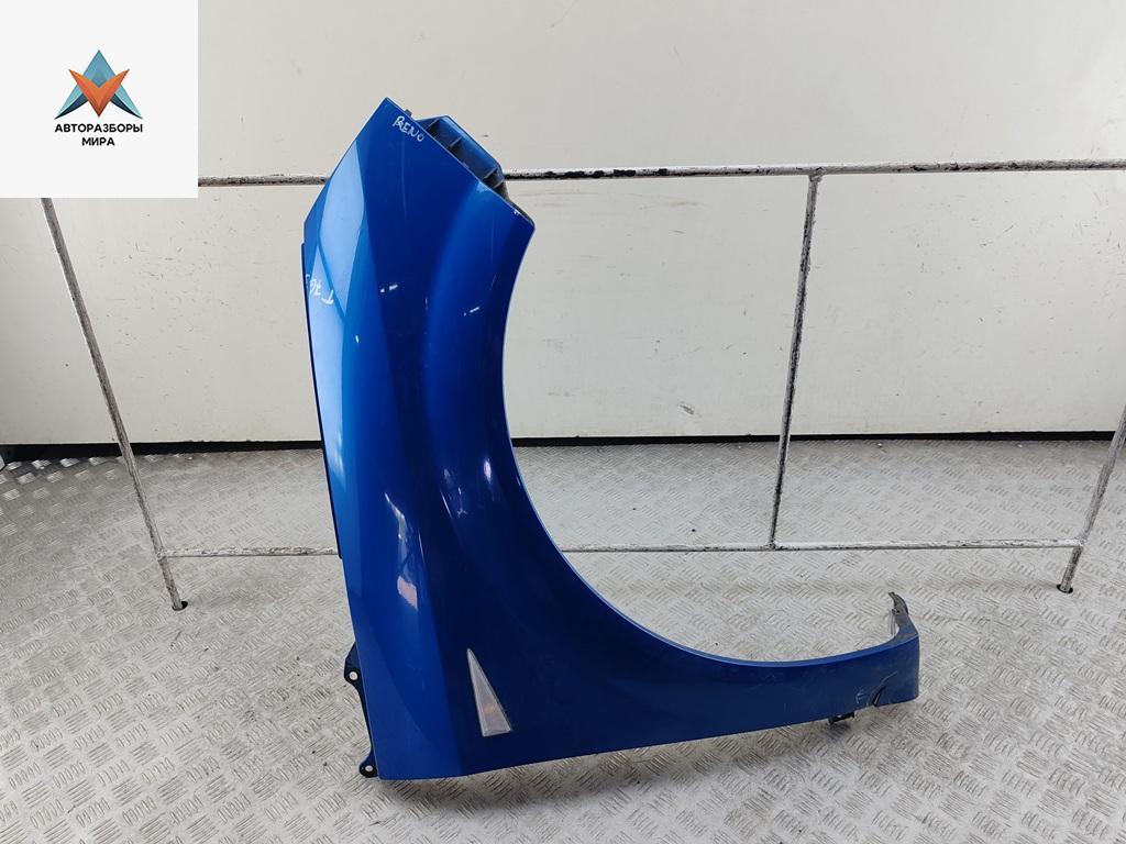 крыло переднее правое Renault Scenic 2 поколение 2005, 2.0 л., бензин, АКПП, синий, минивэн, 8200020569 - фото №1