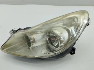 фара левая Opel Corsa D 2009, 1.2 л., бензин, МКПП, бежевый, хетчбэк 5 дв., 13186381