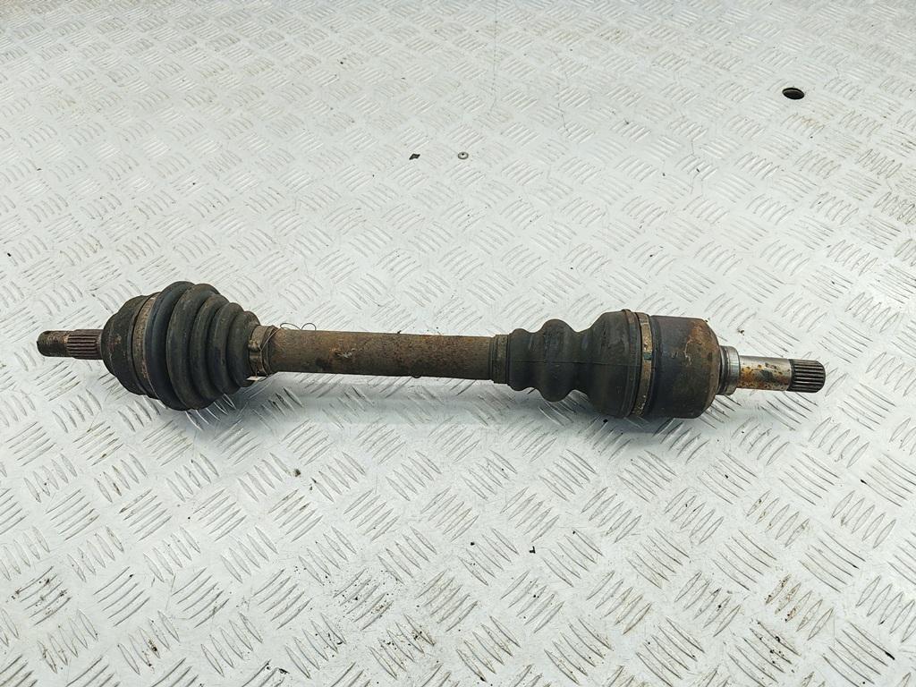 полуось передняя левая (приводной вал, ШРУС) Peugeot 307 2002, 1.6 л., бензин, МКПП, чёрный, универсал