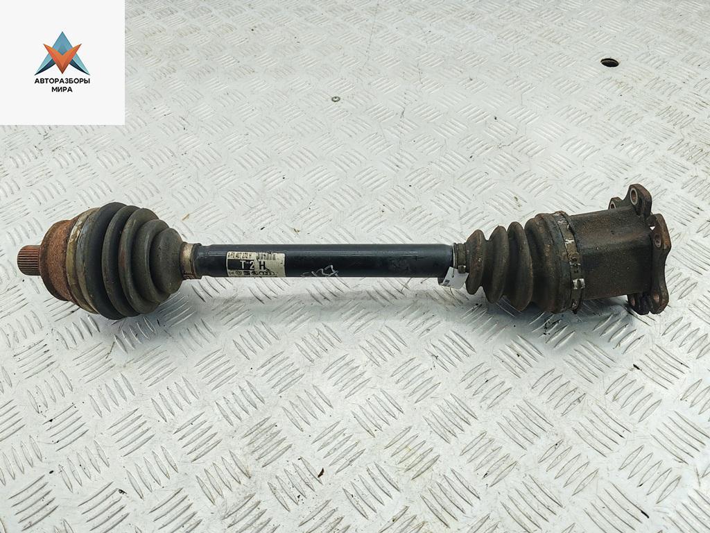 полуось передняя правая (приводной вал, ШРУС) Audi A6 4F/C6 2005, 2.4 л., бензин, АКПП, серый, универсал, 4F0407272H - фото №1