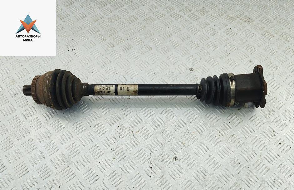 полуось передняя правая (приводной вал, ШРУС) Audi A4 B7 2007, 2.0 л., дизель, МКПП, чёрный, универсал, 8E0407272AT - фото №1