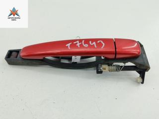 ручка наружная передняя правая Peugeot 307 1 поколение [рестайлинг] 2007, 1.6 л., дизель, МКПП, красный, универсал, 9657619280