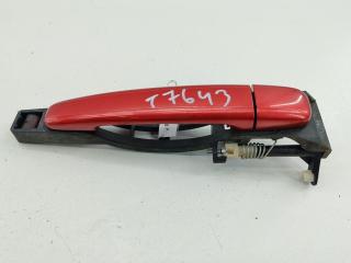 ручка наружная передняя правая Peugeot 307 1 поколение [рестайлинг] 2007, 1.6 л., дизель, МКПП, красный, универсал, 9657619280