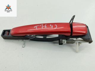 ручка наружная задняя правая Peugeot 307 1 поколение [рестайлинг] 2007, 1.6 л., дизель, МКПП, красный, универсал, 9657619480