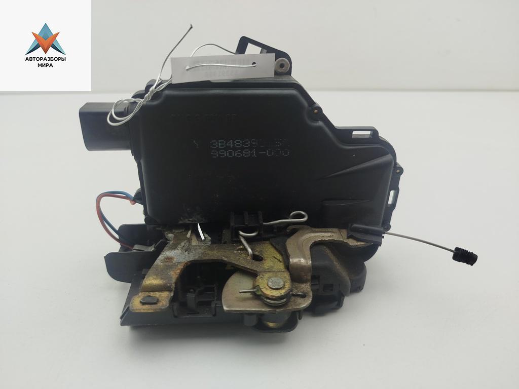 замок двери задней левой Volkswagen Passat B5 1999, 1.9 л., дизель, МКПП, зелёный, универсал, 3B4839015 - фото №1