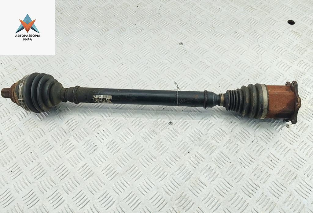 полуось передняя правая (приводной вал, ШРУС) Volkswagen Passat B6 2007, 2.0 л., дизель, АКПП, чёрный, универсал, 3C0407272AK - фото №1