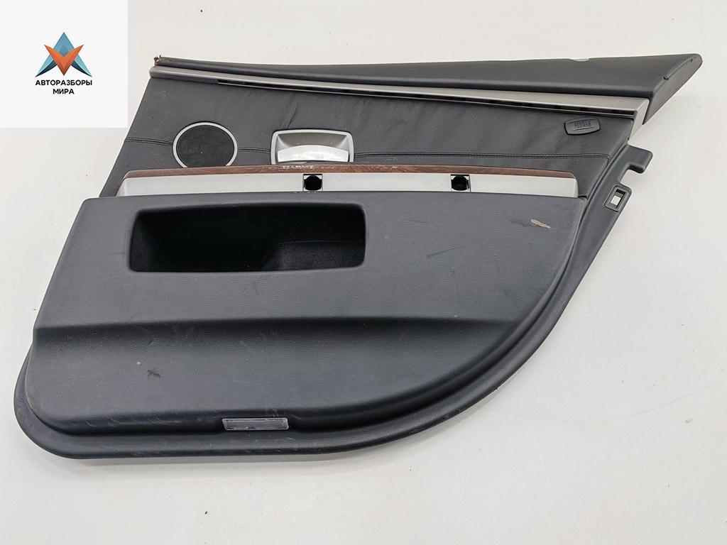 обшивка двери задняя правая BMW 7 серия E65/E66/E67 2003, 4.4 л., бензин, АКПП, серый, седан - фото №1