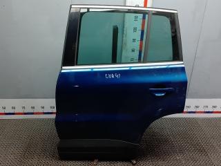 дверь задняя левая Volkswagen Tiguan 1 поколение 2009, 2.0 л., дизель, МКПП, внедорожник 5 дв.