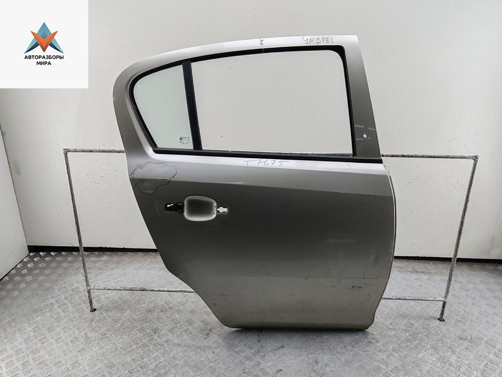 дверь сдвижная Opel Corsa D 2009, бежевый, хетчбэк 5 дв. - фото №1