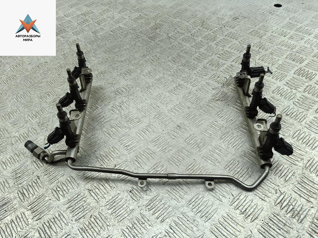 Форсунка топливная (комплект) Audi A6 4F/C6 2005, 2.4 л., бензин, АКПП, серый, универсал, 06E133551, 0280158053 - фото №1