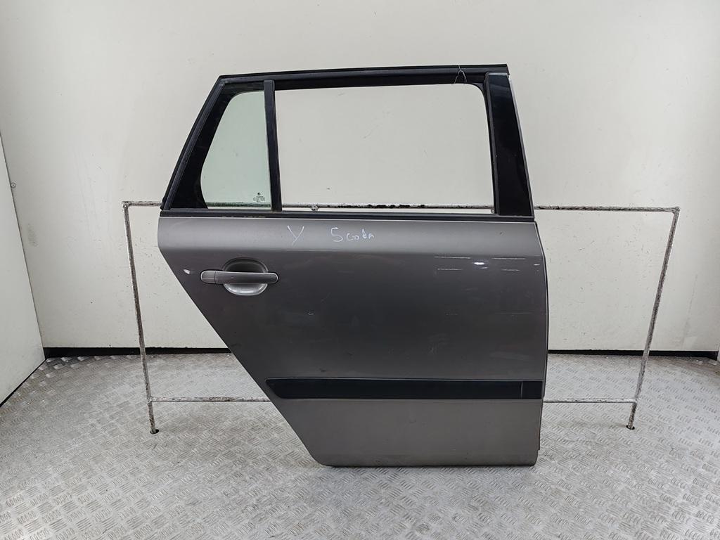 дверь сдвижная Skoda Fabia mk2 (5J) 2009, серый, универсал