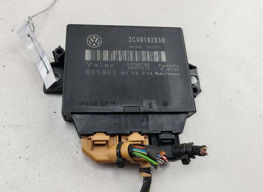 блок управления парктрониками Volkswagen Passat B6 2007, 2.0 л., дизель, АКПП, чёрный, универсал, 3C0919283B