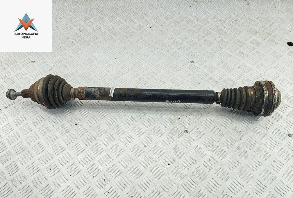 полуось передняя правая (приводной вал, ШРУС) Skoda Octavia mk2 (A5 1Z) 2008, 2.0 л., дизель, МКПП, красный, универсал - фото №1