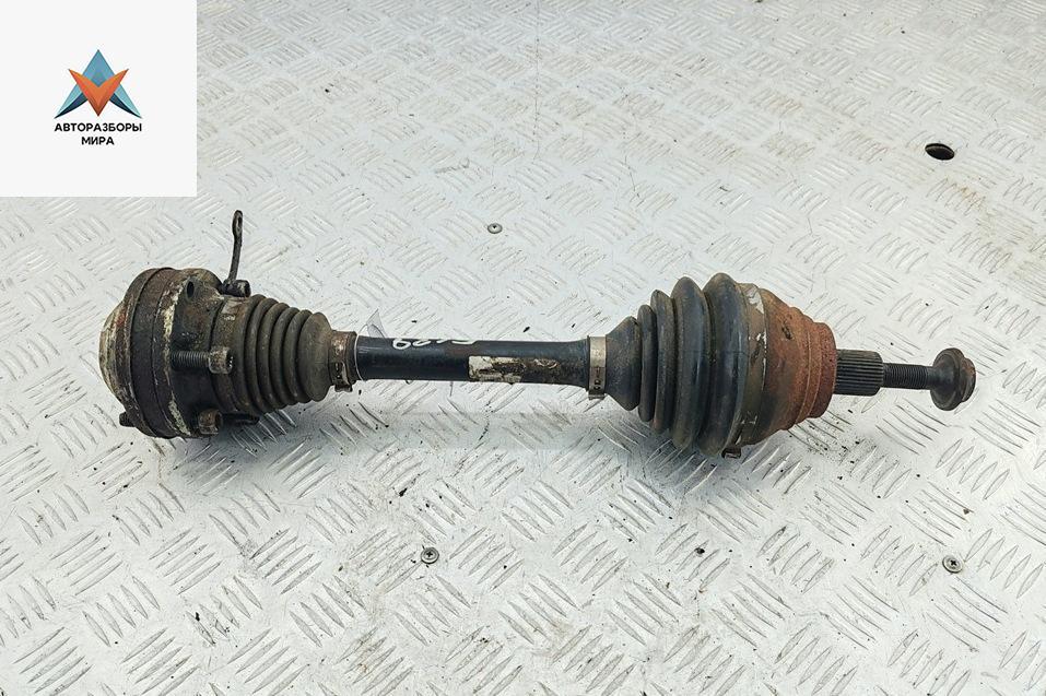 полуось передняя левая (приводной вал, ШРУС) Skoda Octavia mk2 (A5 1Z) 2008, 2.0 л., дизель, МКПП, красный, универсал, 1K0407271BJ - фото №1