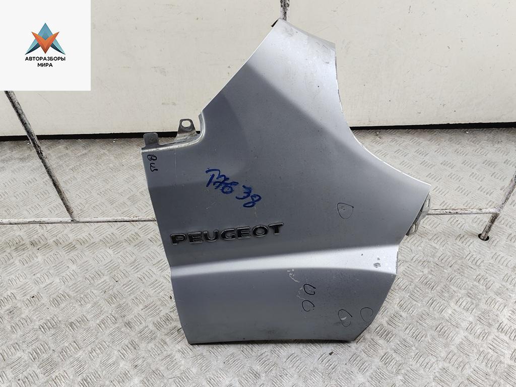 крыло переднее правое Peugeot Boxer 3 поколение 2008, 2.2 л., дизель, МКПП, серый, микроавтобус - фото №1