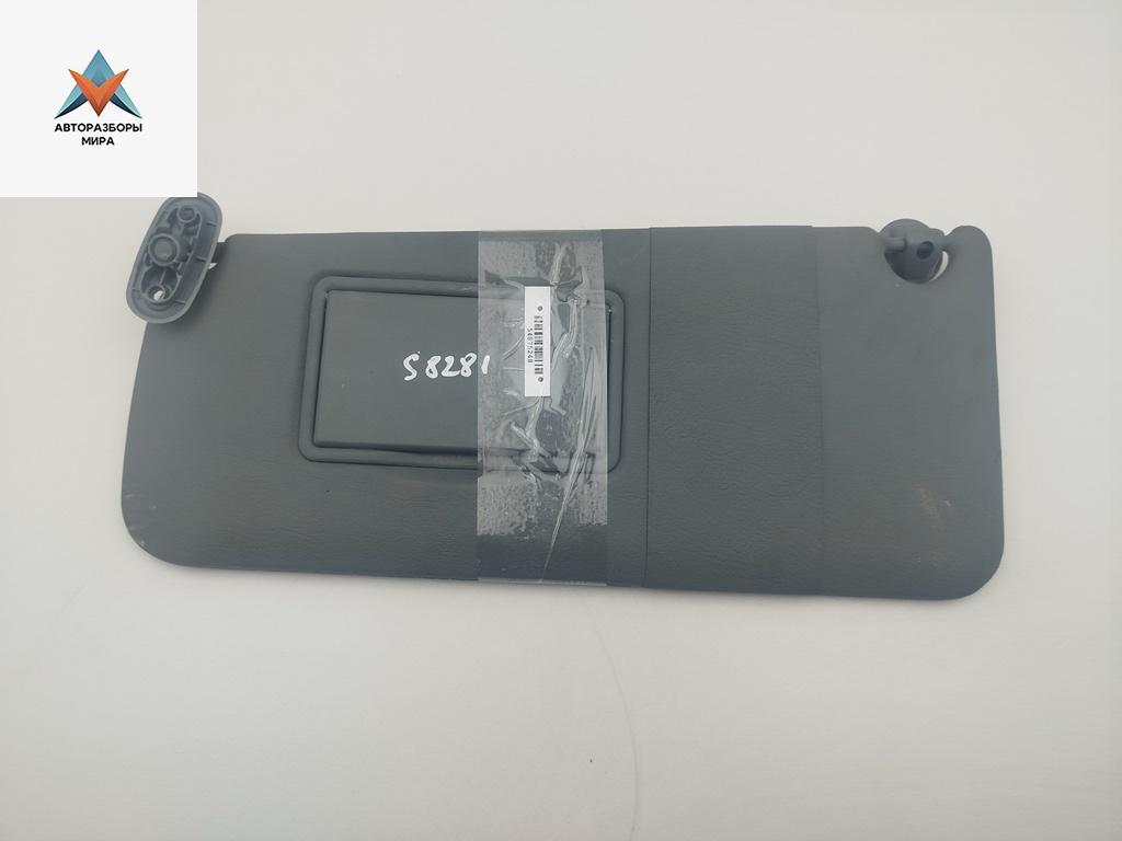 козырек солнцезащитный Renault Scenic 1 поколение 1998, 1.6 л., бензин, МКПП, зелёный, минивэн - фото №1