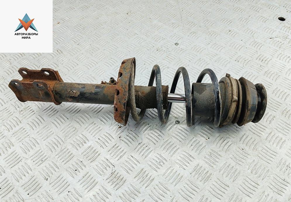 стойка передняя Opel Zafira 1 поколение (A) 2002, 1.8 л., бензин, МКПП, серый, минивэн, 22194342 - фото №1