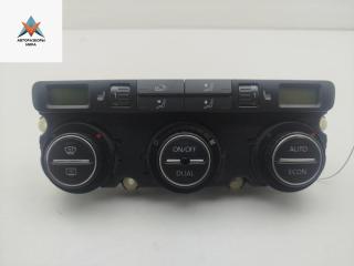 блок управления печки / климат-контроля Volkswagen Touran 1 поколение [рестайлинг] 2006, 2.0 л., бензин, МКПП, серый, минивэн