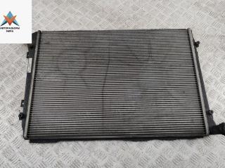 радиатор охлаждения Volkswagen Touran 1 поколение [рестайлинг] 2006, 2.0 л., дизель, МКПП, белый, минивэн, 1K0121251