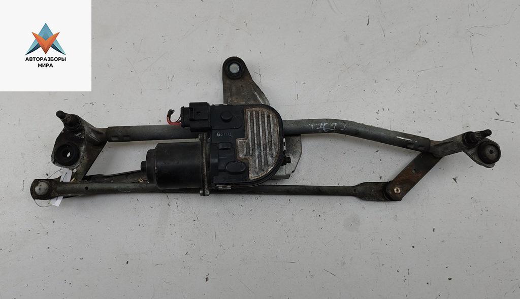 Механизм стеклоочистителя переднего (трапеция дворников) Volkswagen Passat B6 2007, 1.9 л., дизель, МКПП, чёрный, универсал, 3C1955023E - фото №1