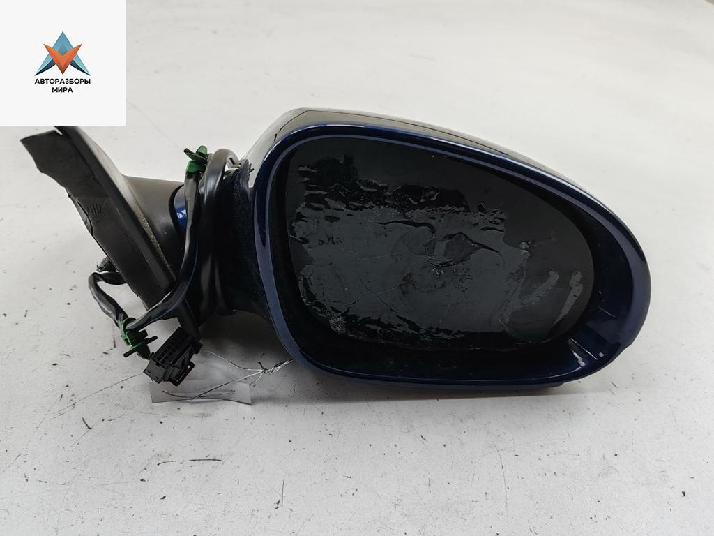 зеркало правое Volkswagen Passat B6 2006, 1.6 л., бензин, МКПП, синий, универсал, 3C0857934 - фото №1