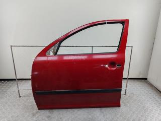 дверь сдвижная Skoda Octavia mk2 (A5 1Z) 2008, красный, универсал