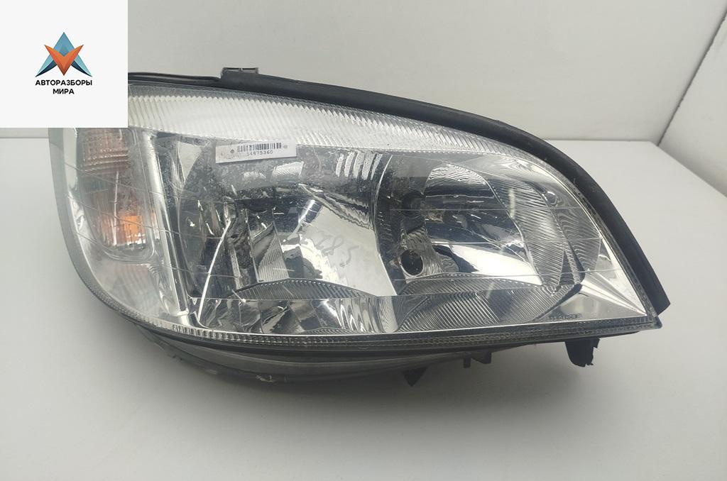 фара правая Opel Zafira 1 поколение (A) 2002, 1.8 л., бензин, МКПП, серый, минивэн, 90582022 - фото №1
