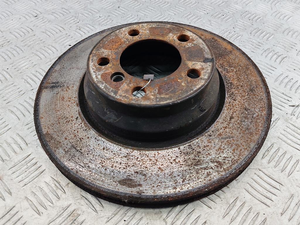 диск тормозной передний BMW 3 E90/E91/E92/E93 2006, 3.0 л., дизель, АКПП, чёрный, седан - фото №1