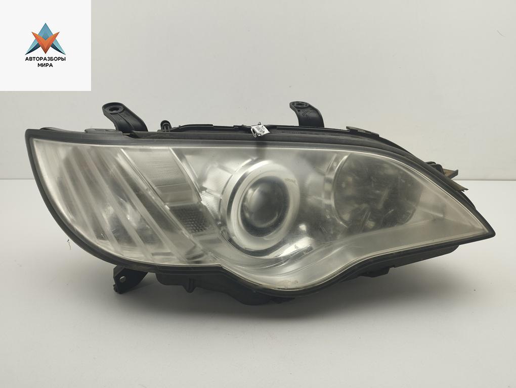 фара правая Subaru Legacy 4 поколение 2006, 2.5 л., бензин, АКПП, чёрный, универсал, 100-20952 - фото №1