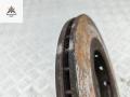 диск тормозной передний Mitsubishi Outlander 1 поколение 2004, 2.0 л., бензин, МКПП, чёрный, внедорожник 5 дв. - фото №3