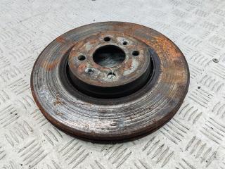 диск тормозной передний Renault Scenic 2 поколение 2003, 2.0 л., бензин, МКПП, серый, минивэн