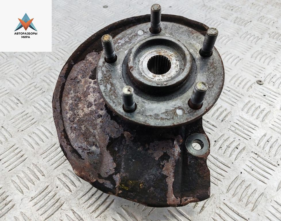ступица передняя правая Mitsubishi Outlander 1 поколение 2004, 2.0 л., бензин, МКПП, чёрный, внедорожник 5 дв. - фото №1