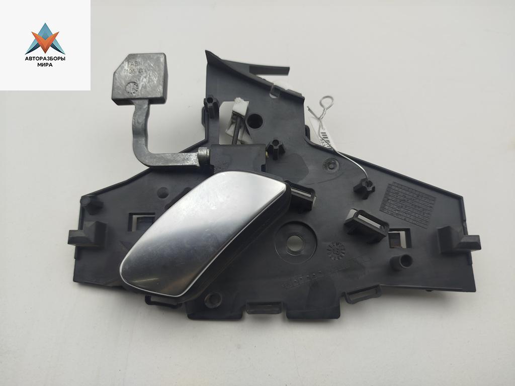 ручка внутренняя передняя левая Citroen C5 1 поколение 2003, 2.0 л., дизель, МКПП, серый, хетчбэк 5 дв., 9649218477 - фото №1