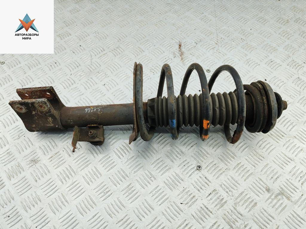 стойка передняя Peugeot 307 1 поколение 2002, 1.6 л., бензин, МКПП, чёрный, универсал - фото №1