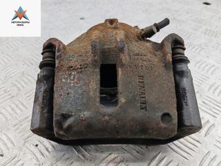 суппорт передний левый Renault Scenic 2 поколение 2005, 2.0 л., бензин, АКПП, синий, минивэн